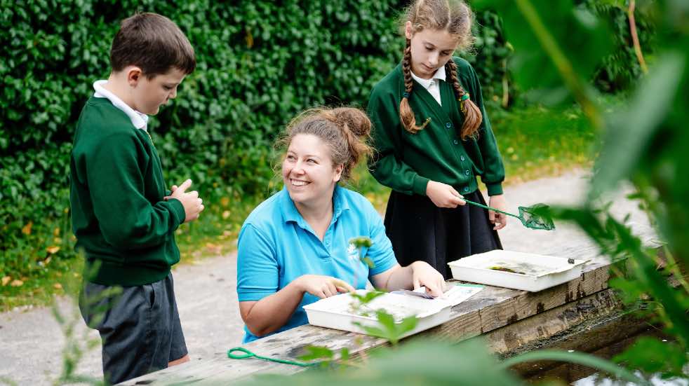 Children at nature workshop